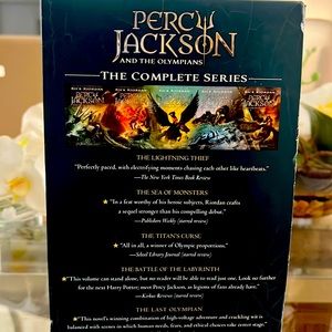 Set of 5 Percy Jackson books